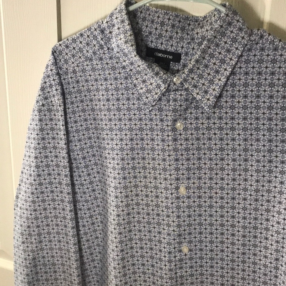 Blue pattern shirt